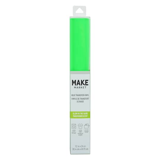12 Pack: Glow-in-the-Dark Heat Transfer Vinyl by Make Market